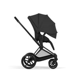 Cybex Priam Comfort Set  (Pushchair & Carrycot) - Sepia Black with Matt Black Frame