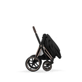 Cybex PRIAM Fold Cot Accessory Bundle - Style Sepia Black & Matt Black Frame