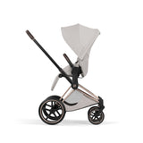 Cybex Priam Style Pushchair - City Grey with Rose Gold Frame