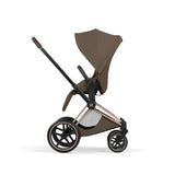 Cybex Priam Style Pushchair - Coconut Brown with Rose Gold Frame