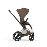 Cybex Priam Style Pushchair - Coconut Brown with Rose Gold Frame