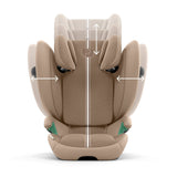 Cybex Solution G2 i-Size Plus Foldable Child Car Seat - Almond Beige