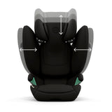 Cybex Solution G2 i-Size Foldable Child Car Seat - Magic Black