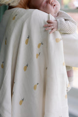 Pears Large Swaddle Muslin