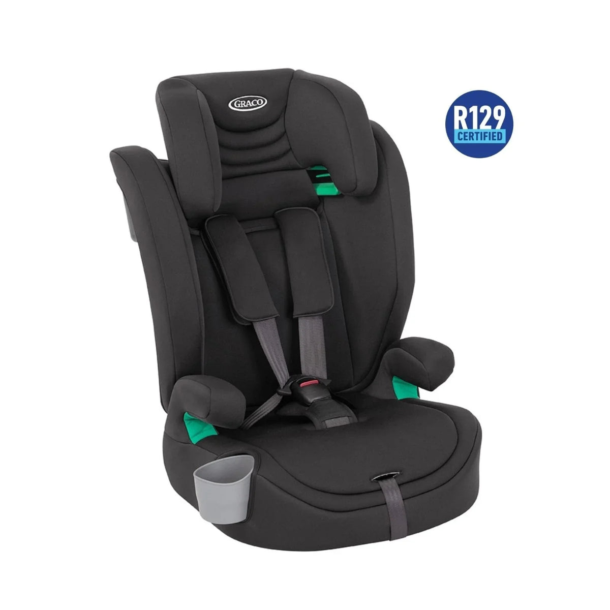 Graco Eldura R129 Car Seat - Midnight