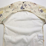 Long Sleeved Baby Bib - Digger Land Print