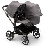 Bugaboo Donkey 5 Twin with Maxi-Cosi Pebble 360 Travel System - Graphite/Grey Melange