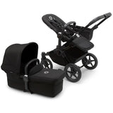 Bugaboo Donkey 5 Duo with Cybex Cloud T Travel System - Black/Midnight Black 4