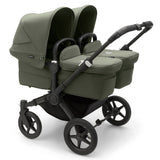 Bugaboo Donkey 5 Twin with Maxi-Cosi Cabriofix iSize Travel System - Black/Forest Green 3
