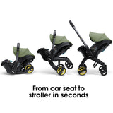 Doona i Infant Car Seat Stroller + IsoFix Base - Desert Green