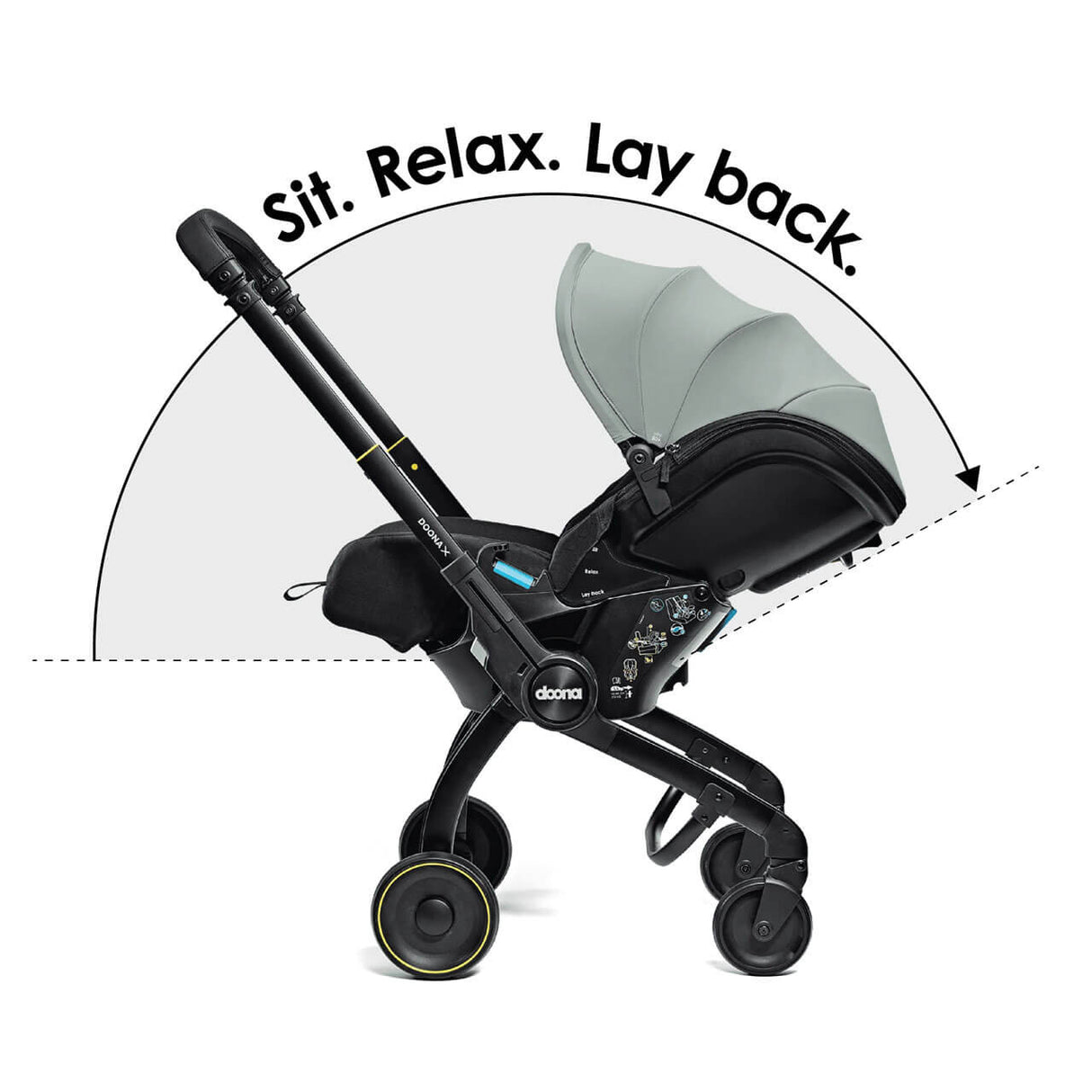 Doona X Infant Car Seat Stroller - Dusty Sage