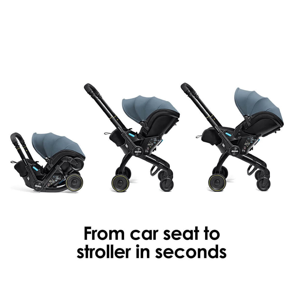 Doona X Infant Car Seat Stroller + IsoFix Base - Ocean Blue