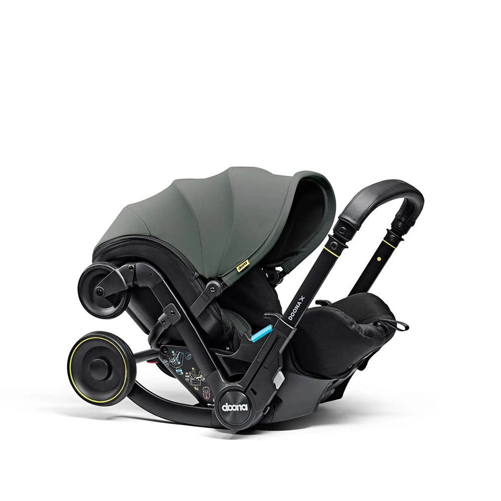 Doona X Infant Car Seat Stroller + IsoFix Base - Slate Green