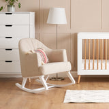 Obaby Round Back Rocking Chair - Oatmeal