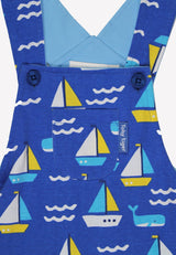 Toby Tiger Organic St Ives Print Dungarees