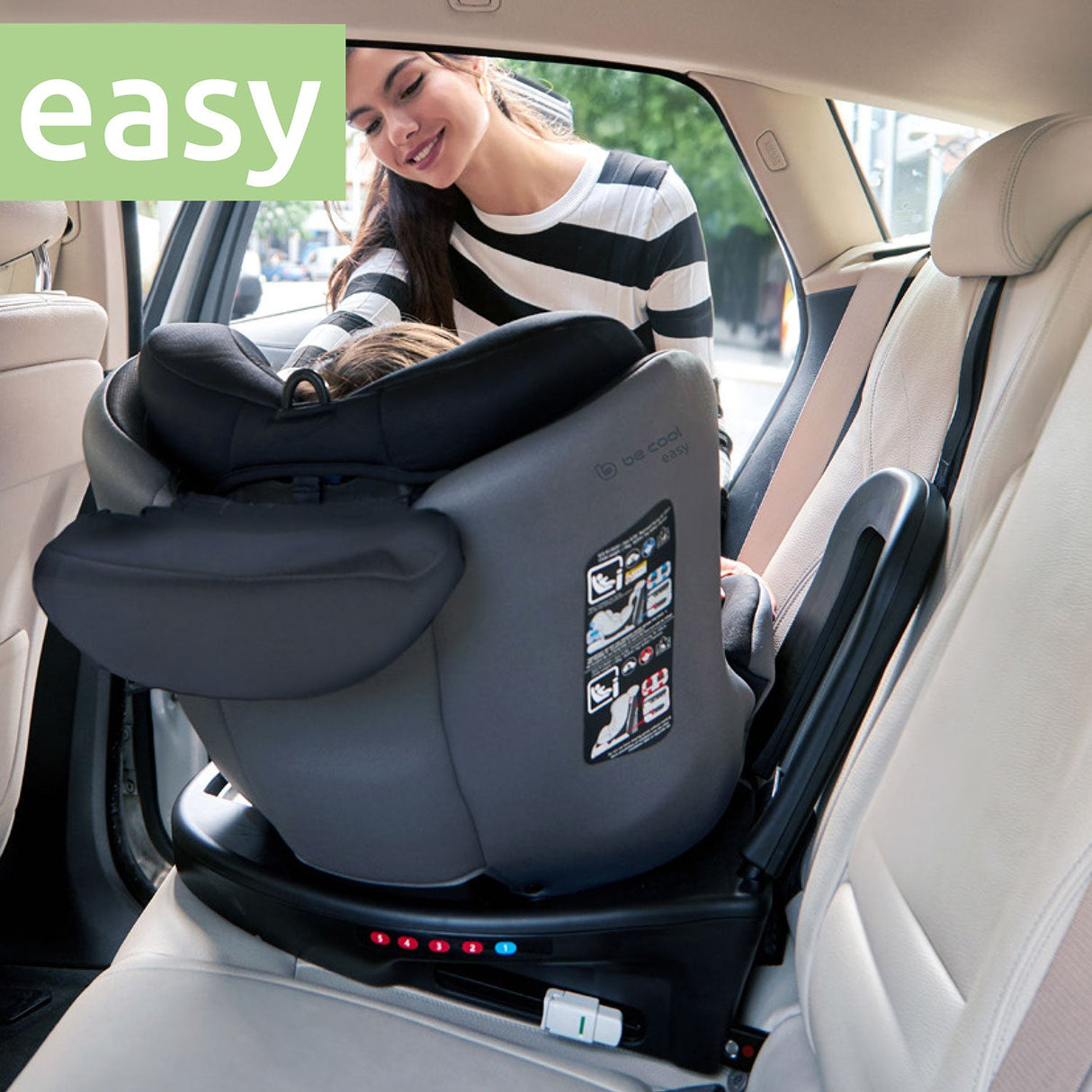 Be Cool Easy 360 Rotating i-Size Car Seat 40–150cm Birth to 12 Years