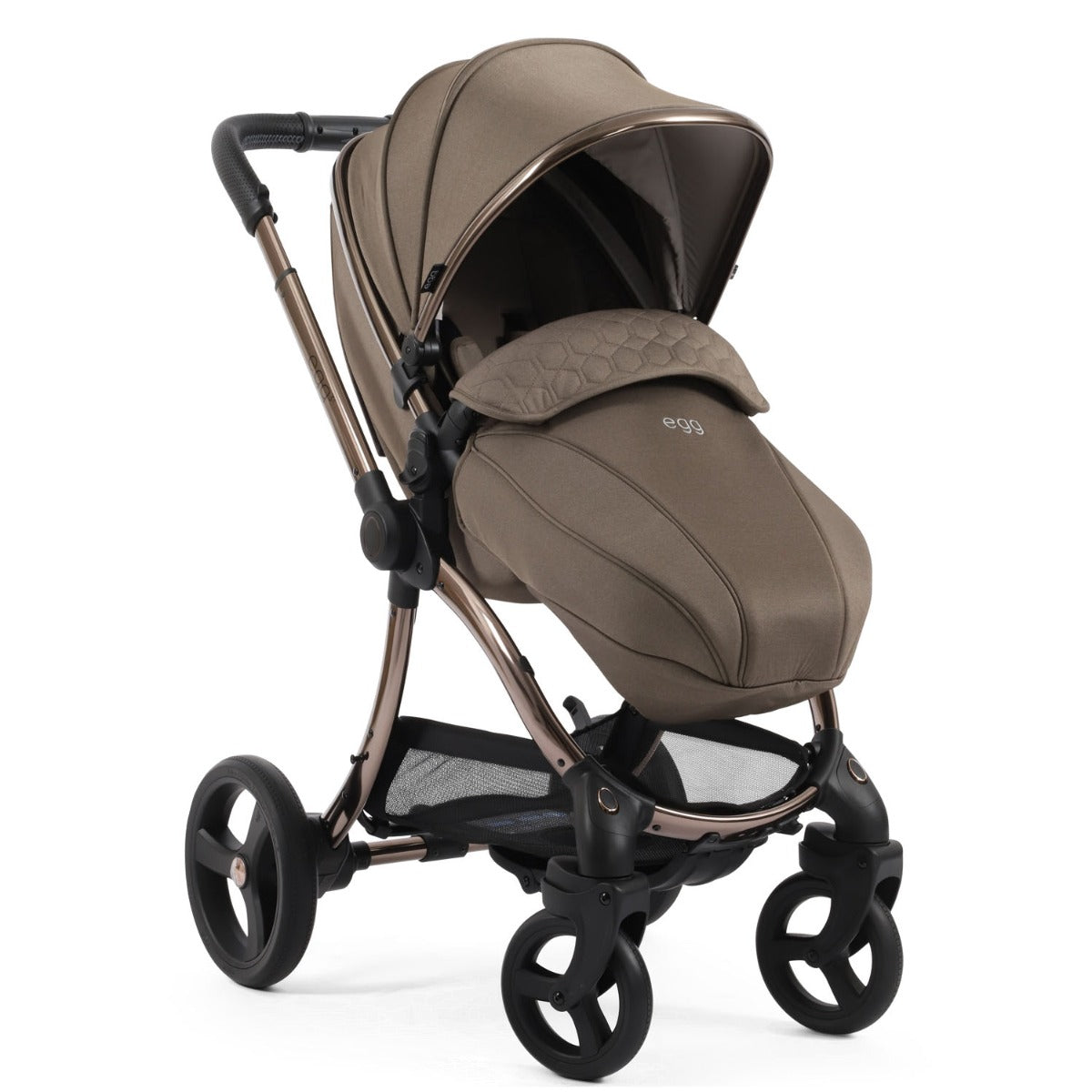 Egg 3 Ultimate Shell 360 Car Seat & Nursery Essentials Bundle - Mink