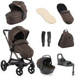 Egg 3 Luxury Shell 360 Travel System Bundle - Chocolate Velvet