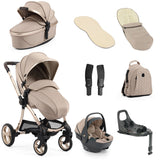 Egg 3 Luxury Shell 360 Travel System Bundle - Feather