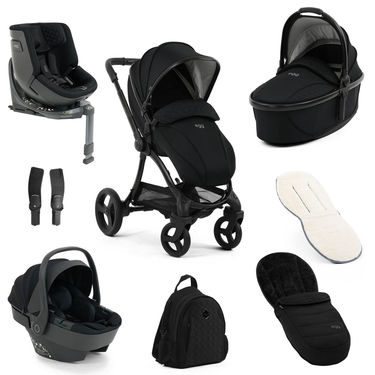Egg 3 Ultimate Shell 360 Travel System Bundle - Panther