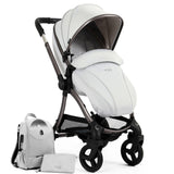 Egg 3 Luxury Cybex Cloud T i-Size Special Edition Travel System Bundle - Houndstooth Silver