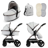 Egg 3 Luxury Cybex Cloud T i-Size Special Edition Travel System Bundle - Houndstooth Silver