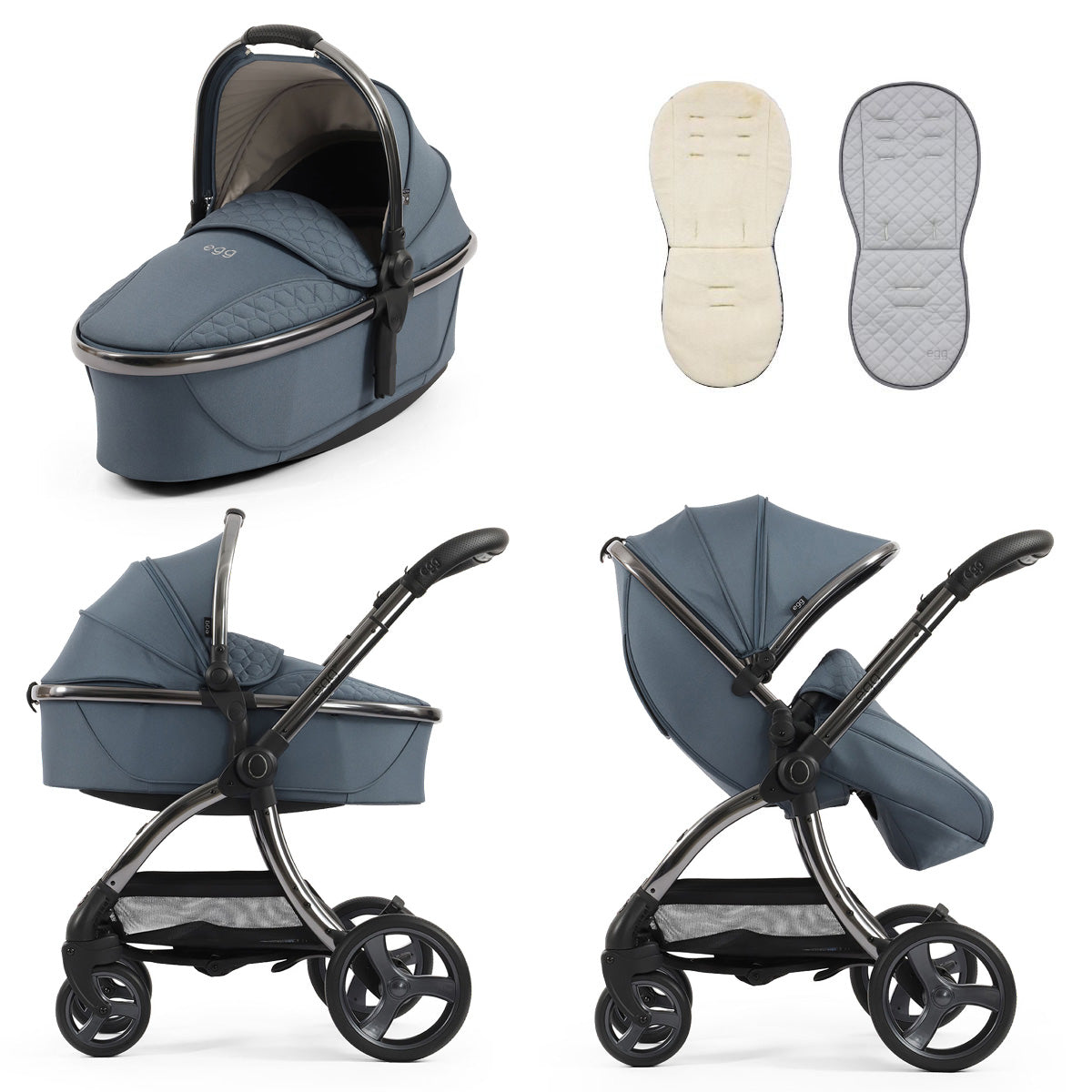 Egg 3 Luxury Cybex Cloud T i-Size Travel System Bundle - Topaz