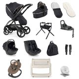 Egg 3 Ultimate Shell 360 Car Seat & Nursery Essentials Bundle - Carbonite
