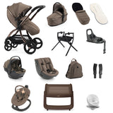 Egg 3 Ultimate Shell 360 Car Seat & Nursery Essentials Bundle - Mink