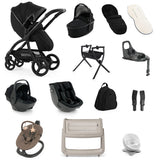 Egg 3 Ultimate Shell 360 Car Seat & Nursery Essentials Bundle - Panther