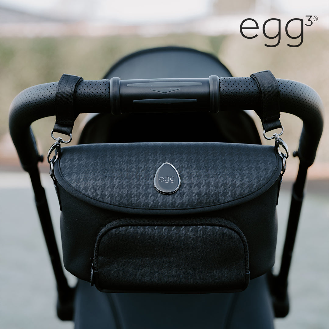 Egg 3 Stroller Organiser Special Edition - Houndstooth Black