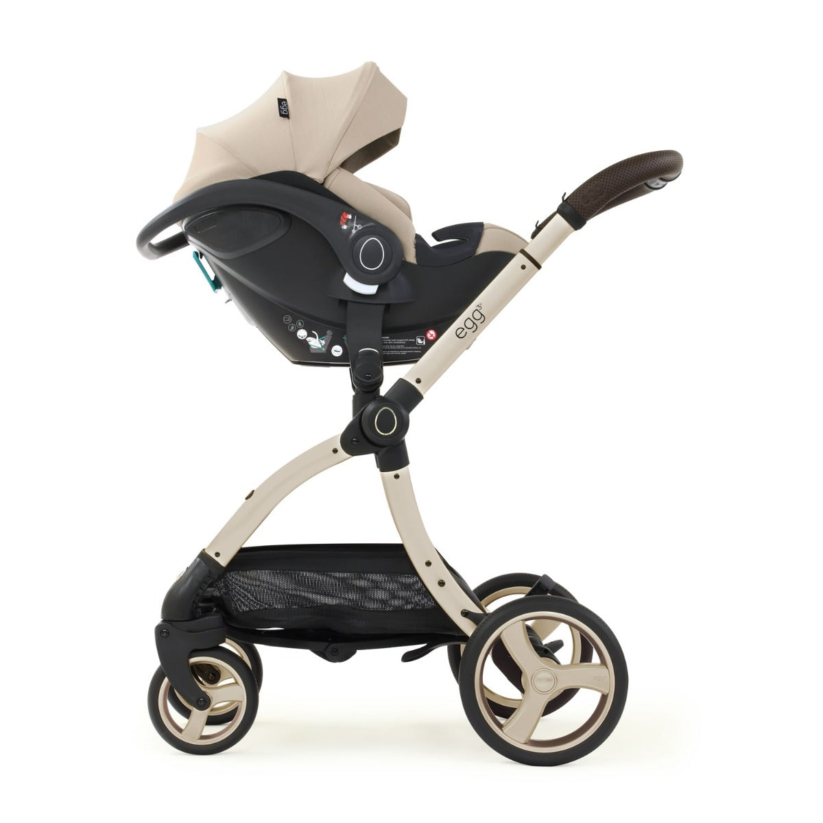 Egg 3 Luxury Cybex Cloud T i-Size Travel System Bundle - Feather