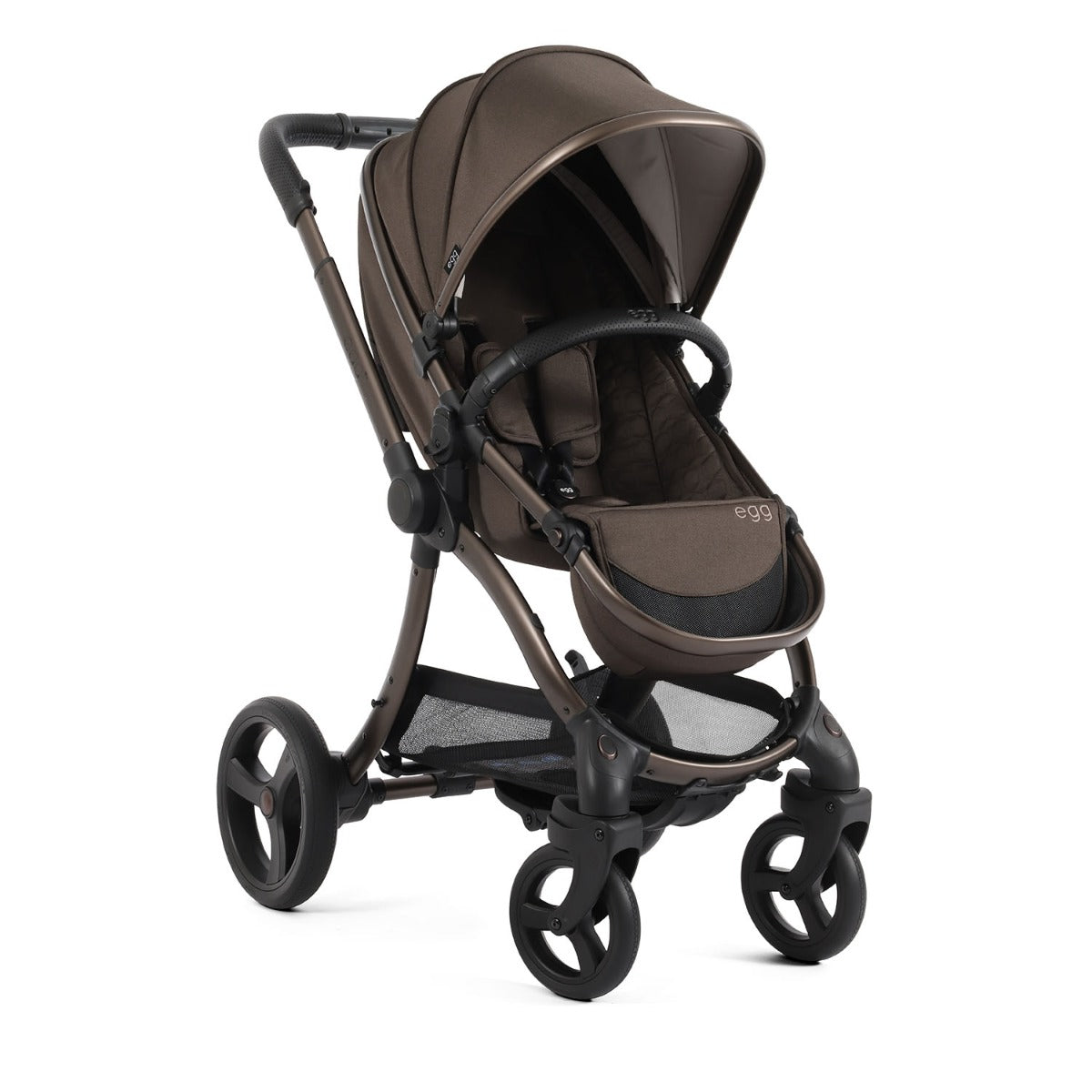 Egg 3 Ultimate Shell 360 Car Seat & Nursery Essentials Bundle - Chocolate Velvet