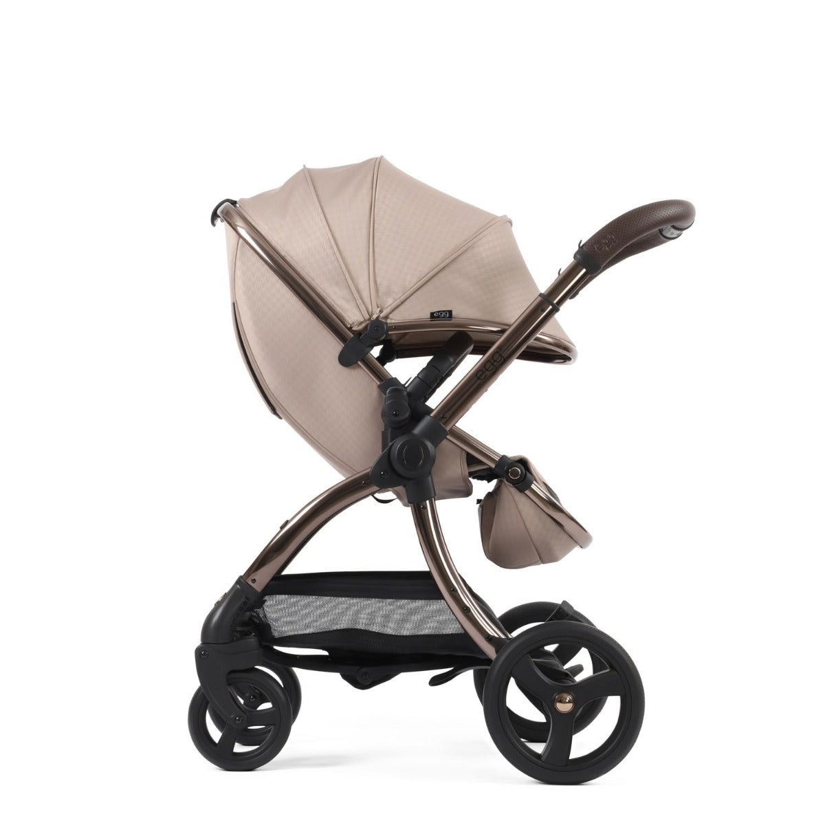 Egg 3 Luxury Maxi-Cosi Cabriofix i-Size Special Edition Travel System Bundle - Houndstooth Almond