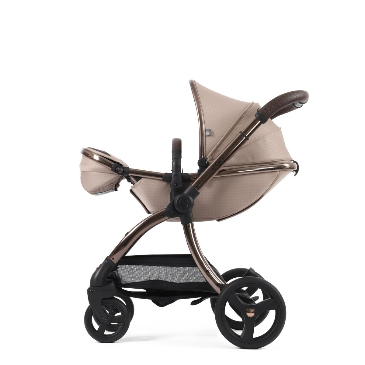 Egg 3 Luxury Maxi-Cosi Cabriofix i-Size Special Edition Travel System Bundle - Houndstooth Almond