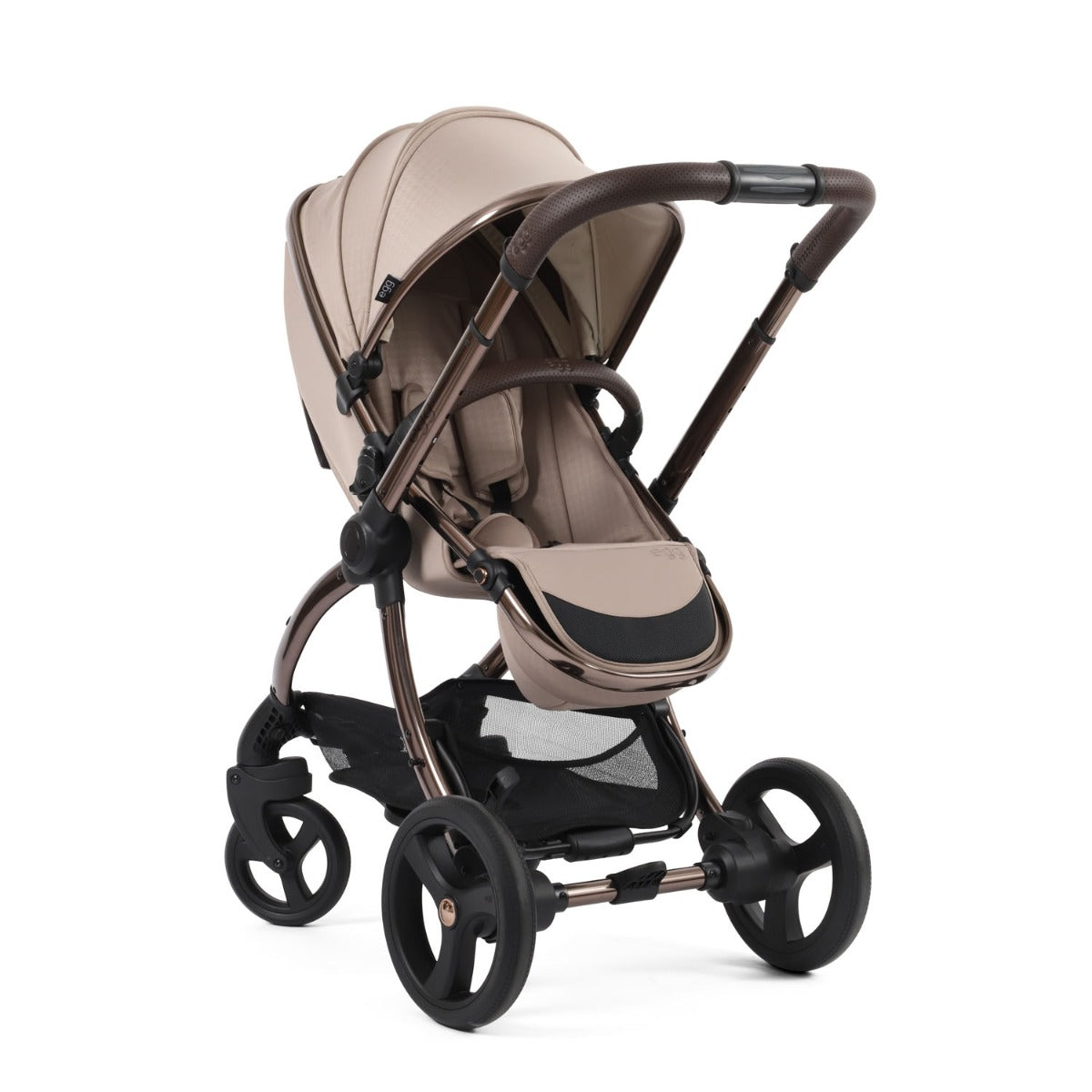 Egg 3 Luxury Maxi-Cosi Cabriofix i-Size Special Edition Travel System Bundle - Houndstooth Almond