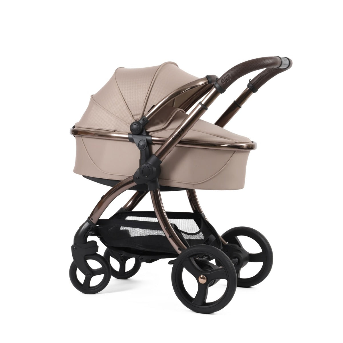 Egg 3 Luxury Maxi-Cosi Cabriofix i-Size Special Edition Travel System Bundle - Houndstooth Almond
