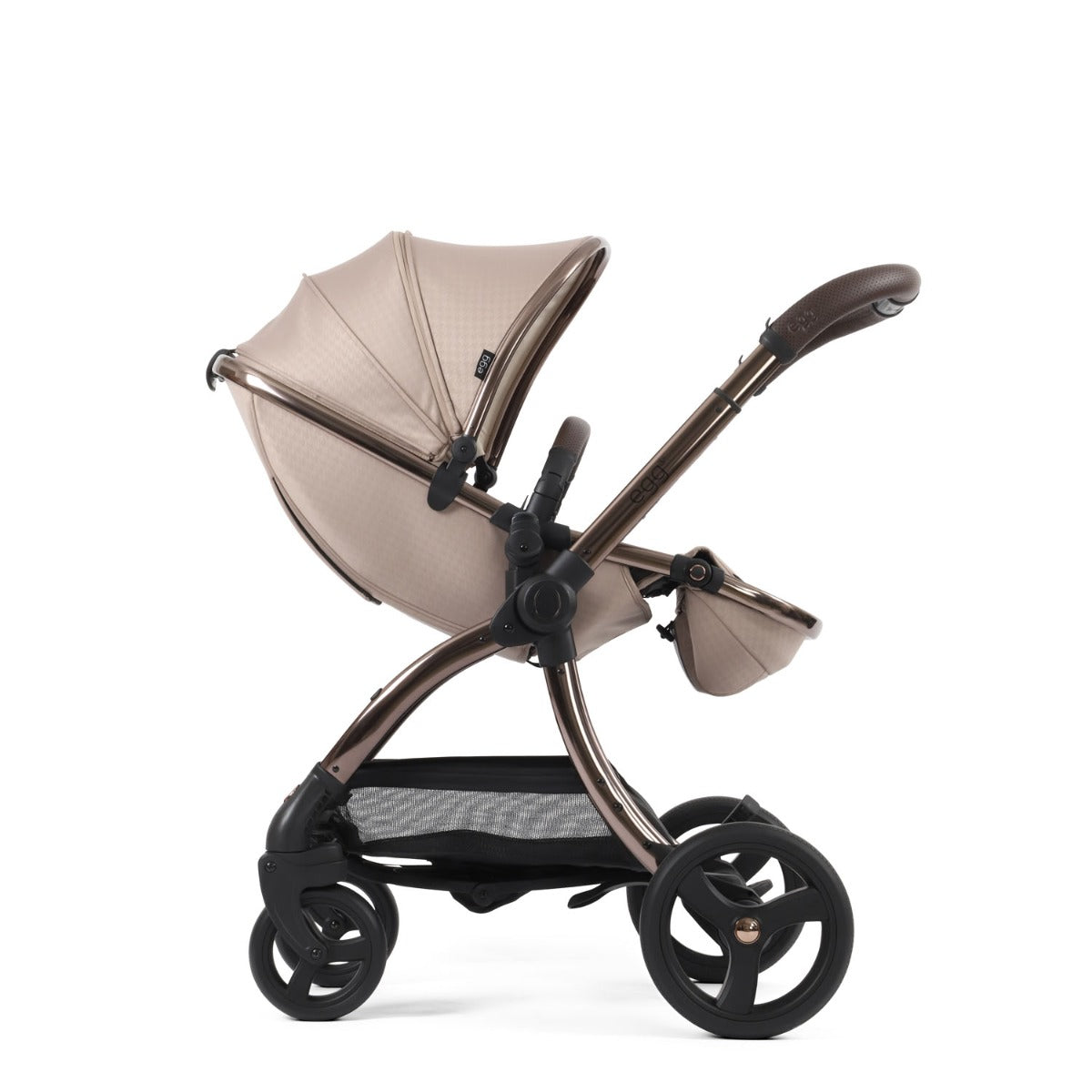 Egg 3 Luxury Maxi-Cosi Cabriofix i-Size Special Edition Travel System Bundle - Houndstooth Almond