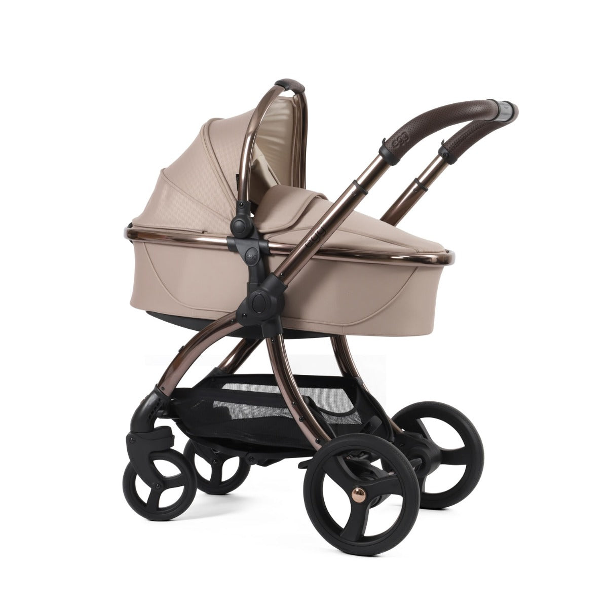 Egg 3 Luxury Maxi-Cosi Cabriofix i-Size Special Edition Travel System Bundle - Houndstooth Almond