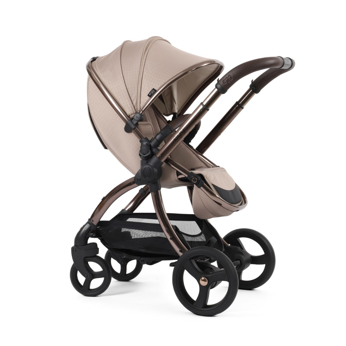 Egg 3 Luxury Maxi-Cosi Cabriofix i-Size Special Edition Travel System Bundle - Houndstooth Almond
