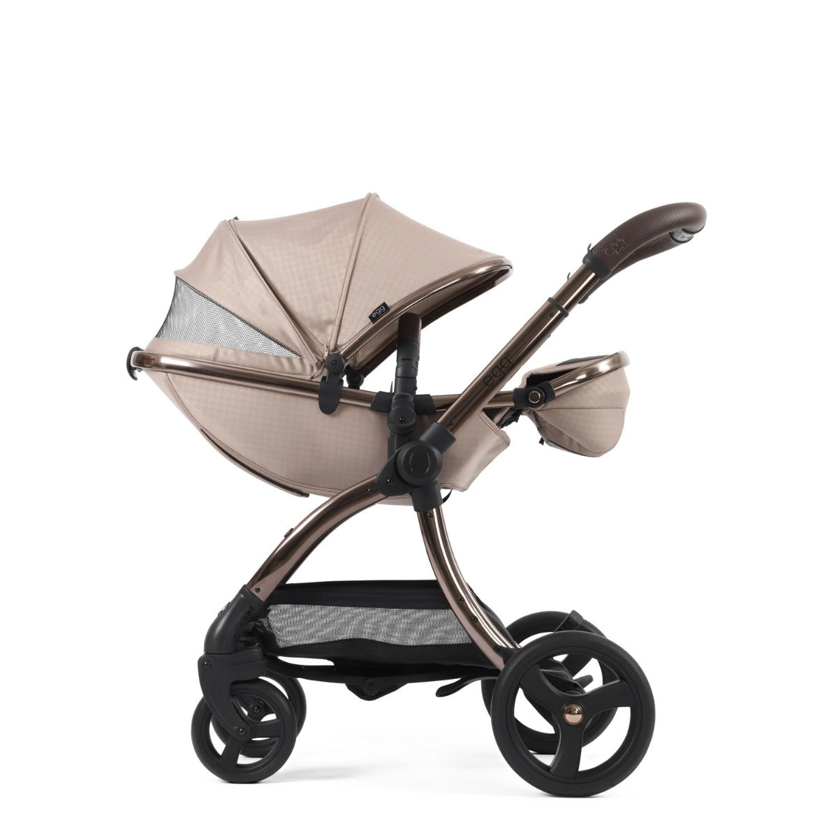 Egg 3 Luxury Maxi-Cosi Cabriofix i-Size Special Edition Travel System Bundle - Houndstooth Almond