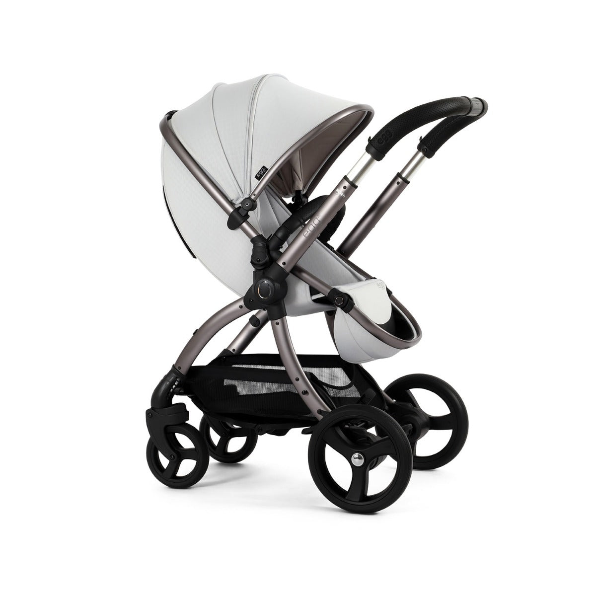 Egg 3 Luxury Cybex Cloud T i-Size Special Edition Travel System Bundle - Houndstooth Silver