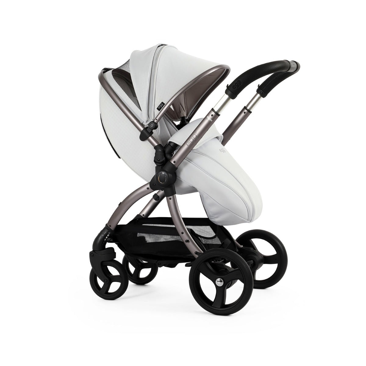 Egg 3 Luxury Cybex Cloud T i-Size Special Edition Travel System Bundle - Houndstooth Silver