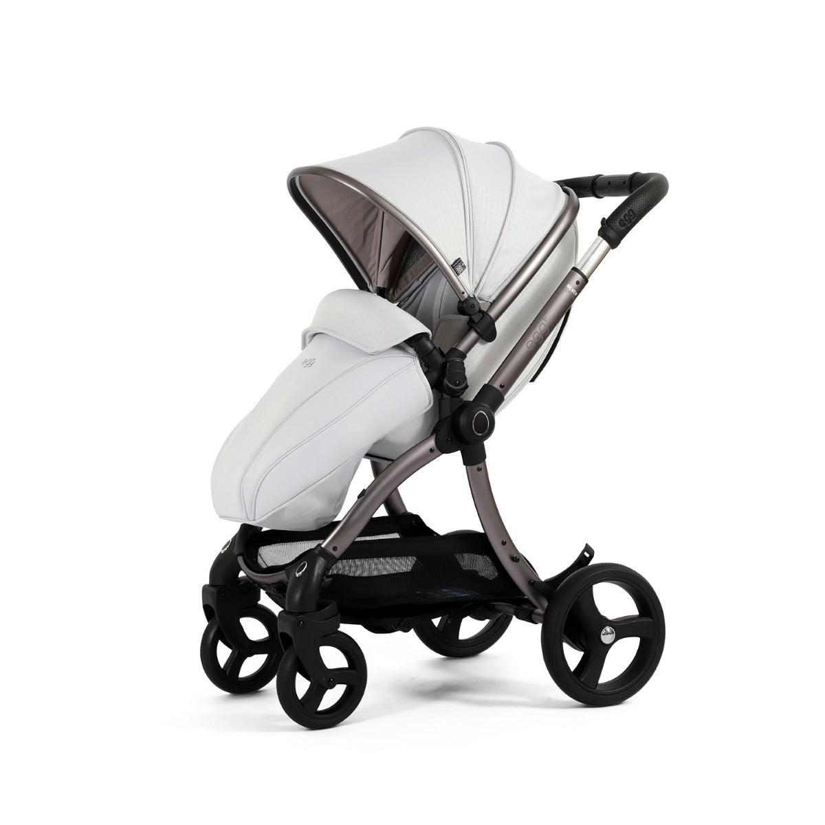 Egg 3 Luxury Cybex Cloud T i-Size Special Edition Travel System Bundle - Houndstooth Silver
