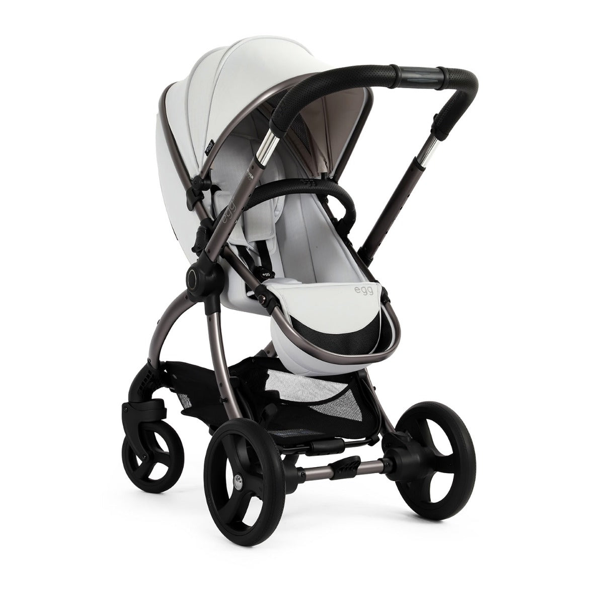 Egg 3 Luxury Cybex Cloud T i-Size Special Edition Travel System Bundle - Houndstooth Silver