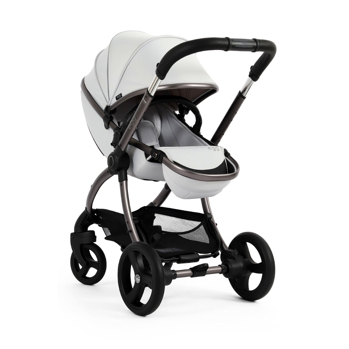 Egg 3 Luxury Cybex Cloud T i-Size Special Edition Travel System Bundle - Houndstooth Silver