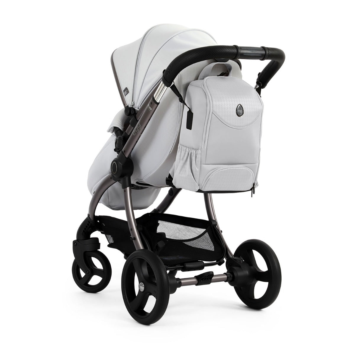 Egg 3 Luxury Cybex Cloud T i-Size Special Edition Travel System Bundle - Houndstooth Silver