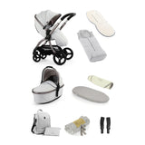 Egg 3 Stroller 9 Piece Snuggle Special Edition Accessory Bundle - Houndstooth Silver