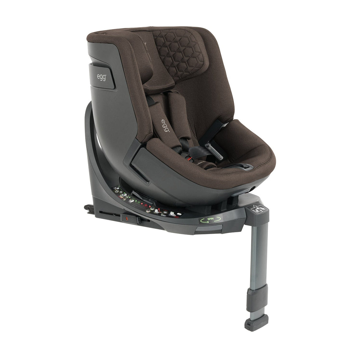 Egg 3 Ultimate Shell 360 Car Seat & Nursery Essentials Bundle - Chocolate Velvet
