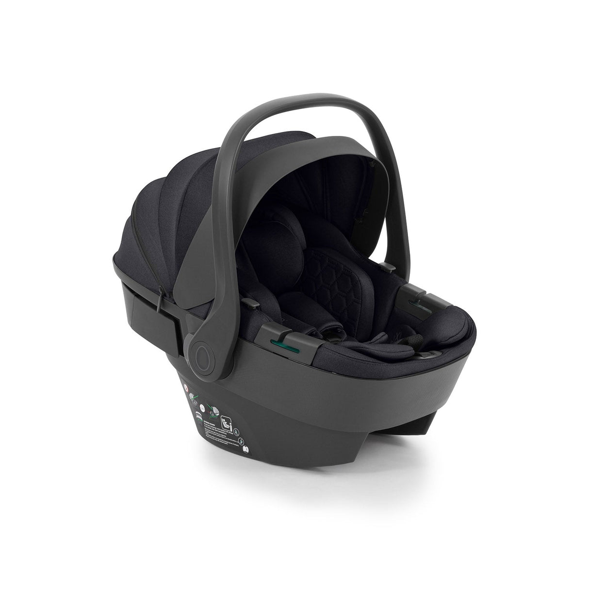 Egg 3 Ultimate Shell 360 Car Seat & Nursery Essentials Bundle - Carbonite